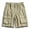 Khaki, variant on Men’s Cargo Shorts Work Shorts for Men Construction Pockets Button Shorts Solid Color Trendy Loose Fit Daily Running Workwear Pants Coffee M