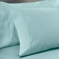 thumbnail image 4 of Superior Cotton Blend 600 Thread Count Pillowcase Set of 2, King Size, Light Blue, 4 of 4