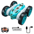 thumbnail image 1 of kjfeif Voiture Télécommandée Design Unique 2025, Voitures Rc Cascade, Jouets de Voiture Rc Nouvelle Bande Lumineuse Améliorée et Phares Jouets de Voiture Double Rotation 360° Camion de Drift Rc 4WD, Super Idées Cadeaux d'Anniversaire, 1 of 4