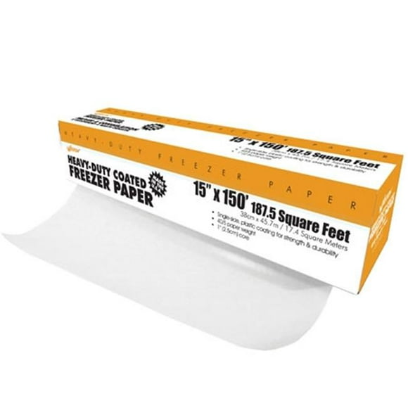 Weston Pragotrade USA Papier Congélateur, Usage Intensif, dans Boîte Distributrice - Rouleau 15 Po x 150 Pi