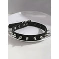 thumbnail image 3 of QQTDFG 1pc PU Spiked Decor Choker Statement Necklace Modern Necklace Creative Jewelry-default, 3 of 5