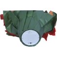 thumbnail image 6 of 12 Inch High LED Lighted Artificial Red Christmas Potted Poinsettia Plant, Battery Operated with Timer, 6 of 6