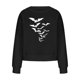 thumbnail image 4 of Halloween Mujer Moda Casual Estampado Cuello Redondo Suelto Manga Larga Tops Cortos Blusa Sin Capucha Sudaderas Pompotops FGAJ19969, 4 of 6