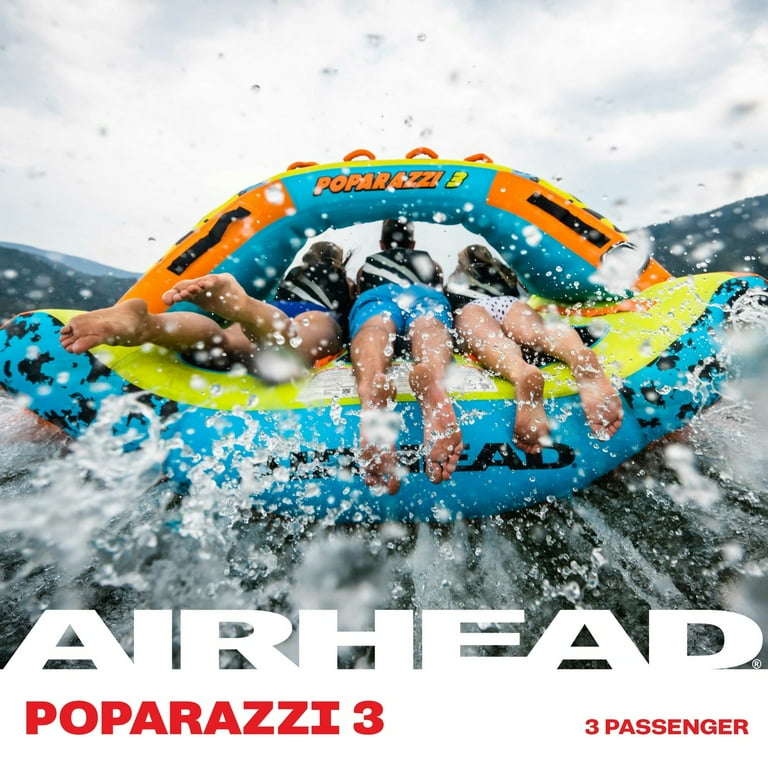 SPORTSSTUFF Poparazzi Inflatable Boating Tube for 1-3 Riders SPORTSSTUFF Poparazzi Inflatable Boating Tube for 1-3 Riders