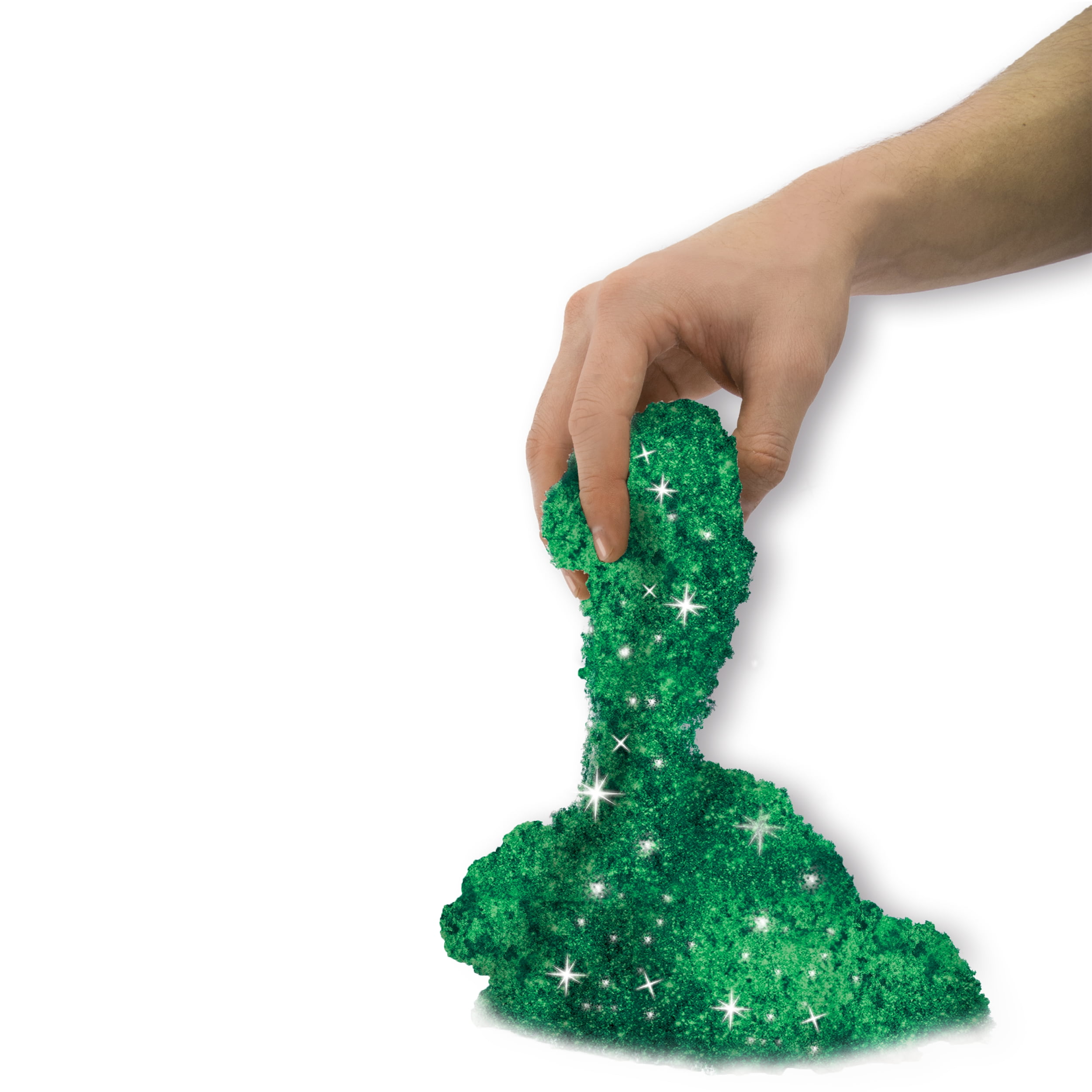 kinetic sand shimmering emerald