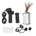 thumbnail image 1 of 48V 1000W Brushed Motor Controller with Twist Throttle Handle Keys Front Lamp Switch Kit for Electric Bicycle Scooters Conversion, 1 of 9