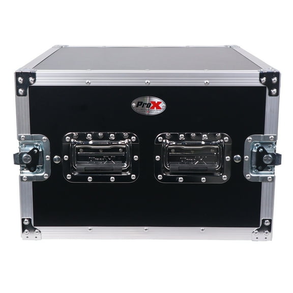 ProX T-6RSP 6U ATA Shockproof Flight Road Case for Amplifier Rack Mount Module, 20" Rail Depth