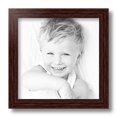 thumbnail image 2 of ArtToFrames 10x10 Inch Walnut Picture Frame, This Brown Wood Poster Frame is Great for Your Art or Photos, Comes with Regular Glass (4106), 2 of 8