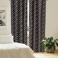 thumbnail image 2 of Ambesonne African Curtains, Grunge Boho African, Pair of 28"x95", Multicolor, 2 of 5