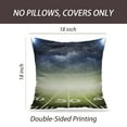 thumbnail image 2 of LALILO Throw Pillow Covers Stadium Light Football American Snow Cushion Cover 18" x 18", 2421 Pack, 2 of 6