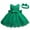 Green, variant on ZHUASHUM flower girl dresses Baby Girls Lace Bowknot Wedding Formal Tutu Dress Headband Set Clothes teen dresses Blue,Size:0-3 Months