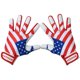 thumbnail image 2 of Guantes de Bateo Dot Stitch Juvenil Talla Grande de Cuero con Bandera de EE. UU., 2 of 7