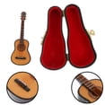thumbnail image 3 of GOOHOCHY 1 juego de mini guitarra clásica, modelo de simulación de guitarra, decoración de escritorio con caja, 3 of 7