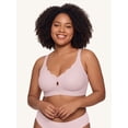 thumbnail image 5 of Qylux Wireless Bras for Women No Underwire Push Up Bras Seamless Full Coverage Comfort Lift Support Soft Everyday bra,Pink, 5 of 10