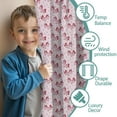 thumbnail image 3 of Blackout Kids Curtains,Pink Cartoon Unicorn Pattern Childrens Insulated Curtains Set Of 2,Bedroom Essentials,Toddler Room Decor 42"x54", 3 of 5