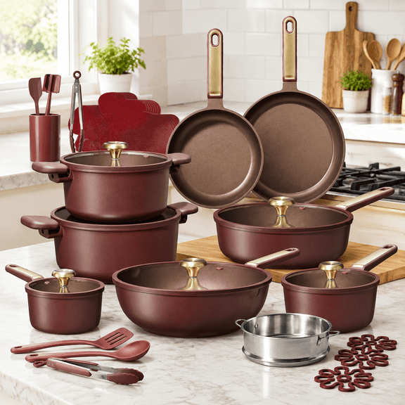 Nonstick Cookware Sets, Pots and Pans Set with Wok