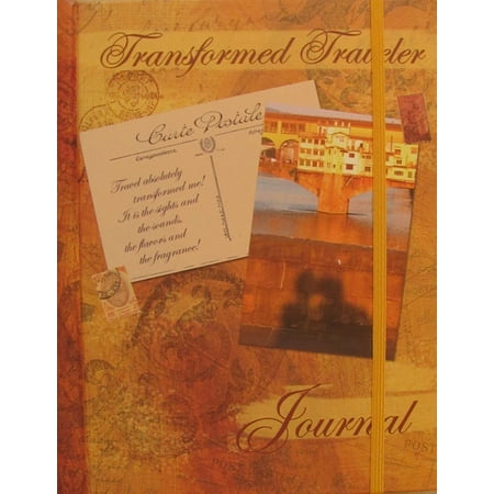 Transformed Traveler Journal, 6â x 8â , 130 pages, interior pockets, spiral binding, record your travel experiences through your five senses
