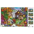 thumbnail image 5 of MasterPieces 1000 Piece Puzzle - Hidden Falls Cottage - 19.25"x26.75", 5 of 6