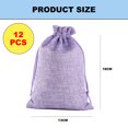 thumbnail image 2 of Dinheiro Paquete de 12 Bolsas para Regalos de Fiesta - Mini Bolsas de Lona con Cordón para Regalos, Cumpleaños de Niños, Fiestas, 13 * 18 cm, 2 of 5