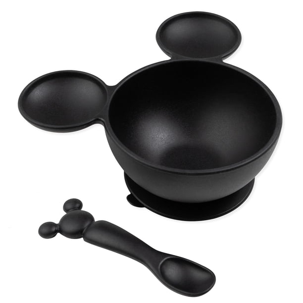 Set de alimentación Bumkins Disney Baby Bowl con ventosa y cuchara Mickey