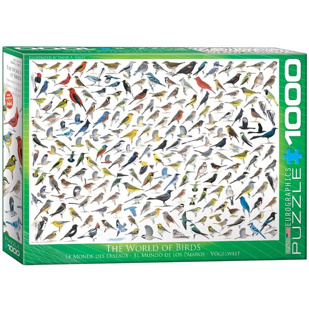 EuroGraphics El Mundo de las Aves (Rompecabezas de 1000 Piezas)