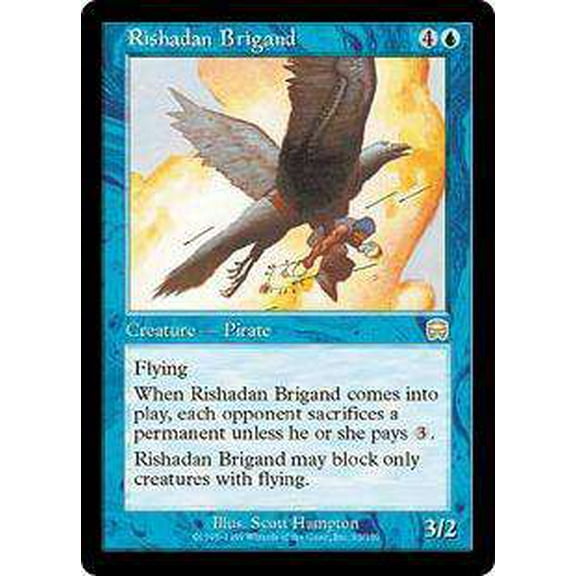 MtG Mercadian Masques Rare Rishadan Brigand (Foil) #92