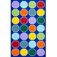 thumbnail image 2 of nuLOOM Kecia Octagons Printed Kids Area Rug, 5' x 7' 5", Blue, 2 of 2