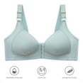 thumbnail image 5 of 3 Pack Women Leisure Sport Yoga Workout Bra,Front Closure Comfort Wireless Cotton Bras, 5 of 8