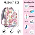 thumbnail image 6 of "Sunflower Themed Sling Backpack - Ergonomic Flowers Print School Backpack, Chest Stabilizer Strap, Hands-Free Floral Bookbag for Commuters", 6 of 6