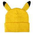 thumbnail image 3 of Pokemon Pikachu Inspired Yellow Cuff Beanie, 3 of 3