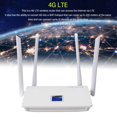 thumbnail image 5 of Xirurus 4G LTE Wireless Router with SIM Card Slot 300Mbps Unlocked WiFi Mobile Hotspot Router 4 Antennas EU Plug 13.39 inches / 34.00 cm for Home Travel, 5 of 9