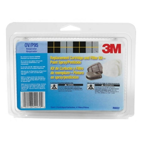 3M 6022PA1-A Organic Vapor Cartridge & Filter