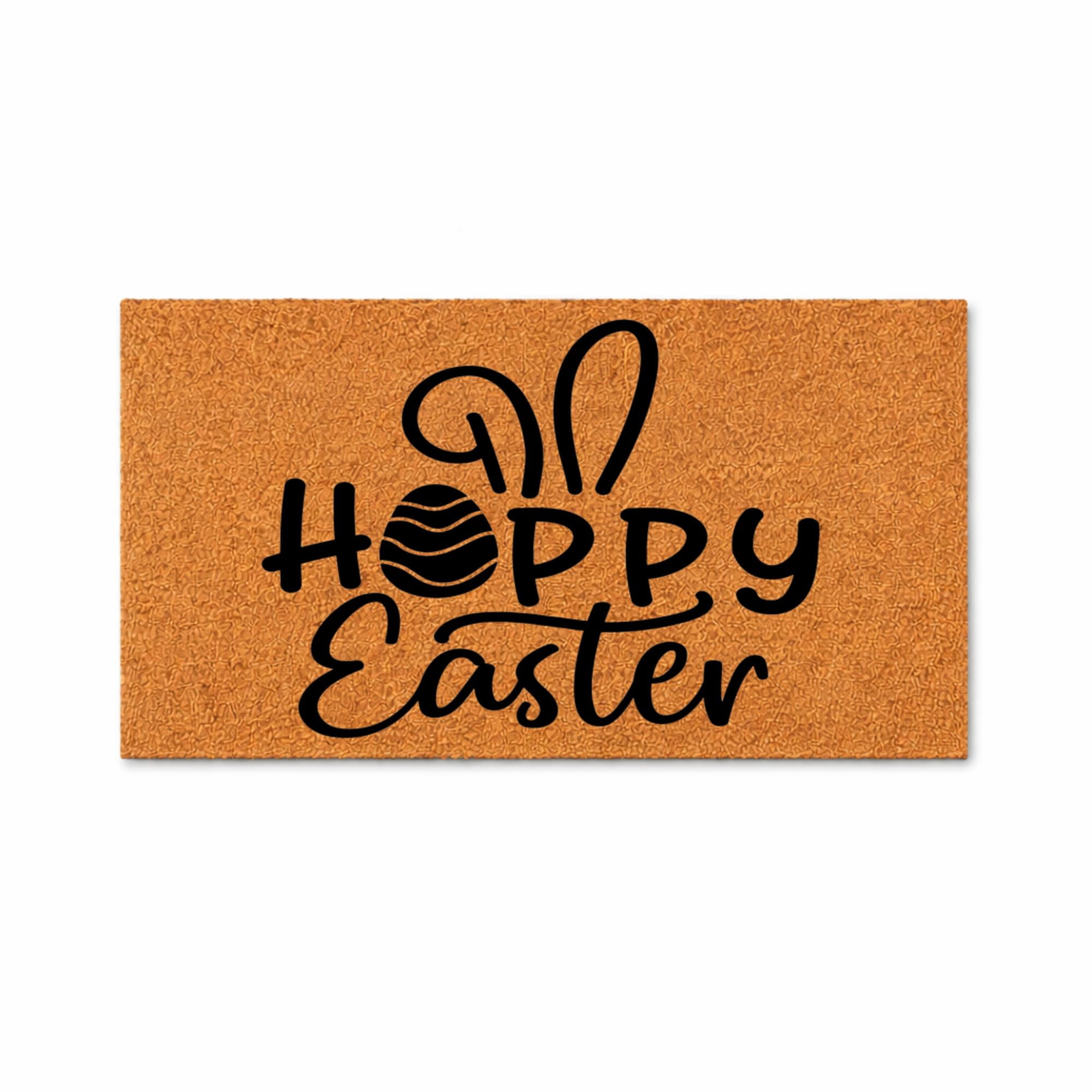 Hoppy Easter | Cute Funny Easter Gift | Holiday Welcome Mat | Custom Door Mat | Easter Decor Doormat | Cute Spring Easter Door Mat