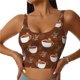 thumbnail image 1 of Fotbe Cute Sloths Bear Relaxing In Coffee Cup Sujetador Deportivo Largo sin Aros para Mujer con Almohadillas y Soporte Medio, Transpirable y Absorbente, Camiseta Tipo Chaleco o Tank Top-XX-Large, 1 of 8