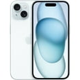 thumbnail image 1 of Refurbished Apple iPhone 15 - 128GB – Blue – 48MP Dual Rear & 12MP Front Camera - Fully Unlocked Smartphone - Excellent Condition, 1 of 10