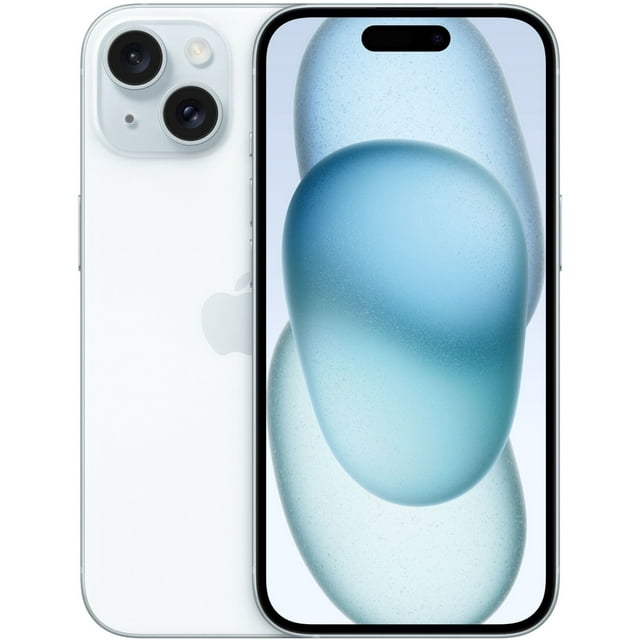 Refurbished Apple iPhone 15 - 128GB – Blue – 48MP Dual Rear & 12MP Front Camera - Fully Unlocked Smartphone - Excellent Condition