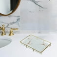 thumbnail image 3 of Storage Rack Multi-layer Storage Box Perfume Cosmetics Multi-layer Jewellery Container Storage Rack Bathroom Basket L Single Layer White, 3 of 8