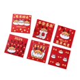 thumbnail image 4 of Sobres rojos de año Nuevo con bolsillos rojos, sobres de la del año del Dragón 2024, Hong Bao para fiesta de graduación y cumpleaños, 6 uds. , estilo estilo A, 4 of 10