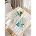 thumbnail image 5 of Turquoise Beach Coastal Placemats Set of 4, Summer Ocean Nautical Seaside Placemats for Dining Table, Place Mats for Kitchen Tabletop, Waterproof Wipeable Dining Table Mats Set, 5 of 9
