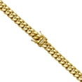 thumbnail image 5 of LOVEBLING 10K Yellow Gold 8.5mm Hollow Miami Cuban Chain Necklace with Box Lock (22), 5 of 5