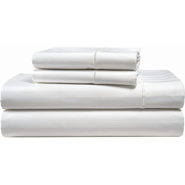 Softest Cotton Sheets Double Sheet Set Pc Set Thread Count Sateen Bedding Deep Pocket Sheets Cooling Sheets Double Size Sheets Breathable Bed Set ()