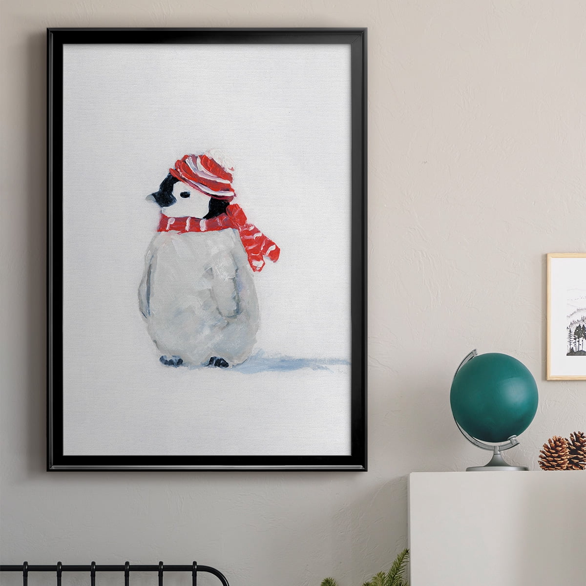 Penguin Play II Premium Classic Framed Print - Ready to Hang