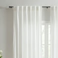 thumbnail image 5 of Martha Stewart Beaufort 3/4", Adjustable Curtain Rod and Finial Set, Matte Black, 66'' - 120'' Long, 5 of 6