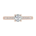 thumbnail image 3 of 1/2 Carat Diamond Engagement Ring Band in 14K Rose Gold (Ring Size 7.25) (I1-I2 Clarity), 3 of 5