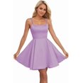 thumbnail image 1 of Women's Strapless Sweetheart A-Line Mini Satin Cocktail Dress Model 250510-1048, 1 of 10