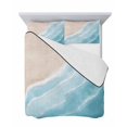 thumbnail image 7 of Quilts Full Size Bedding Set, Blue Waves Coastal Lightweight Quilted Comforter, Summer Beach Ocean Seaside Soft Reversible Bedspread Coverlet with Pillow Covers for All Season, 78" x 90", 7 of 7