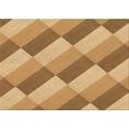 thumbnail image 1 of Ahgly Company Machine Washable Indoor Rectangle Transitional Yellow Orange Area Rugs, 8' x 12', 1 of 7