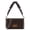 Coffee, variant on Wrangler Small Flap Crossbody Handbag Western Women Mini Purse with Ruched Paisley Strap & Chain Strap, Black