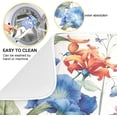 thumbnail image 2 of Spring Flowers Butterfly Dish Drying Mat for Kitchen Counter, Ultra Absorbent Reversible Microfiber Dishes Drying Rack Pad Heat-resistant Mats 18x24in Home Decor, 2 of 7