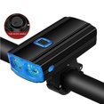 thumbnail image 1 of QualitChoice USB Rechargeable Bike Front Light with Horn  for Built in 4000mA Cellphone Mobile Phone Holder Mount No.3, 1 of 1
